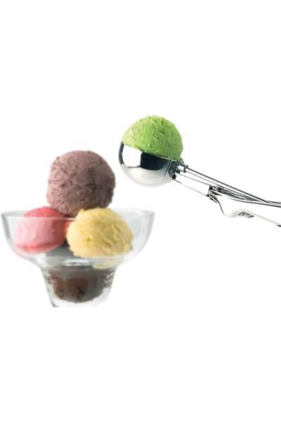 Mena Rise Şirinshop Stainless Steel Ice Cream Scoop |   Cookies Halva Spoon 1108107
