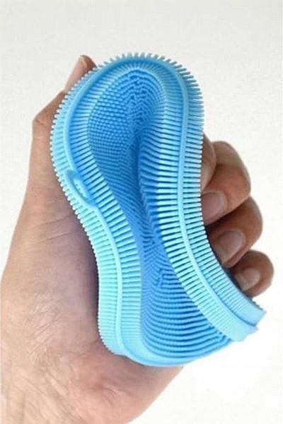 Mena Rise Şirinshop Dishwashing Pad 2 Pieces, Magic Pot Pan Cleaning, Double Washing Brush Pad