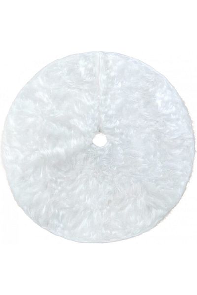 YXHZVON Christmas tree mat YXHZVON, white, faux fur, 120 cm