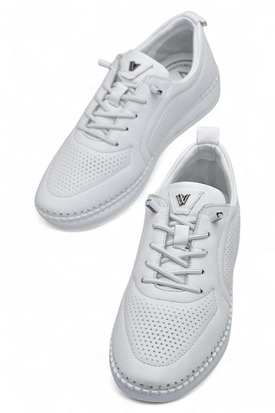 ISPARTALILAR Z094 Full Orthopedic Sole Daily Genuine Leather Women's Shoes Women's Casual Shoes