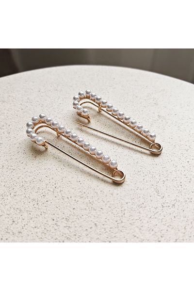 PlateraShop Safety Pin Statement Set for Women – Stylish Accessories, Modern Gift for Her