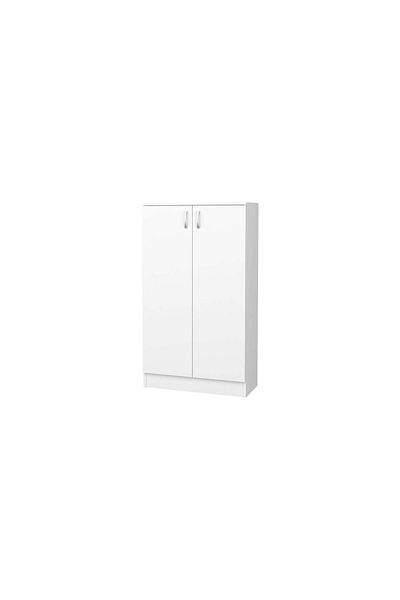 haaus.ro Haaus Flint Library, 2 Uses, Alba, 70 x 32 x 122 cm
