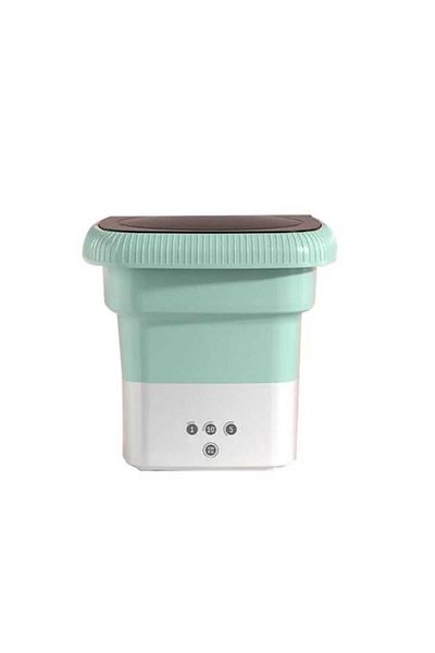 stuffix Mini Washing Machine Stuffix®, Portable and Foldable, 3 Washing Programs, Green/White