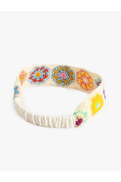 Koton Hair Band Embroidered Multicolor