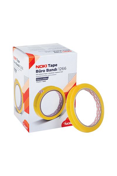 Noki Office Tape 12X66 Box of 12 Selo Tape Office School Tape