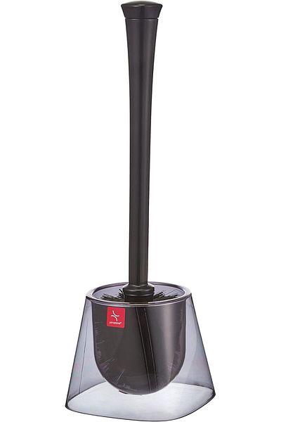 Mena Rise Şirinshop Marıeta Toilet Brush Body Transparent Black Handle Opaque Black M-E20-25-06 1108107