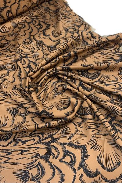 Evimmis Βαμβακερό ύφασμα Lux Belmando Viscose Φόρεμα Φούστα Φαρδιά Φαρδιά Πλάτος: 150 cm
