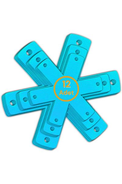 Mena Rise Şirinshop 12 Pieces Pot and Pan Protector Organizer Anti-Scratch Set Turquoise 1108107