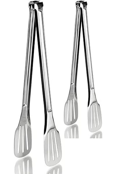 Mena Rise Şirinshop Two Size Grill, Barbecue, Barbecue, Pancake Tongs; Large Size 34 Cm, Medium Size 27 cm 1