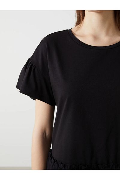 LC Waikiki Crew Neck Embroidered Women's T-Shirt