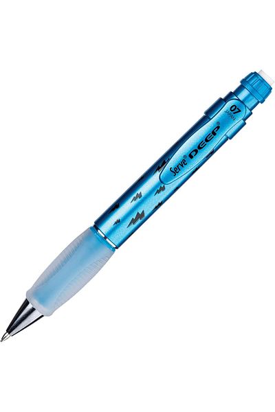 Mena Rise Şirinshop Deep Mechanical Lead Klm 07 Mm, Metallic Blue, Lightning Pattern 1108107