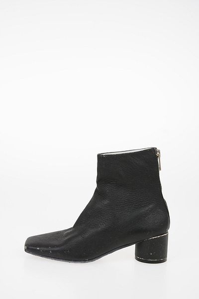 Maison Margiela Ghete din piele cu efect vintage Mm6