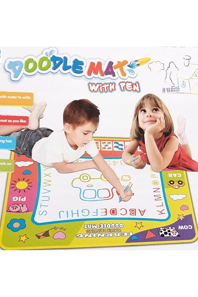 ideal STORE Covoras creativ pentru pictura idealSTORE Magic Water Paint, Dimensiuni 80 x 60 cm, Confectionat din