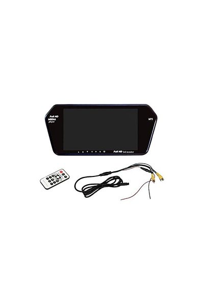 ideal STORE idealSTORE Mirror-type Rear View Camera Monitor with MP5 video function and Bluetooth, Includes Remote Control