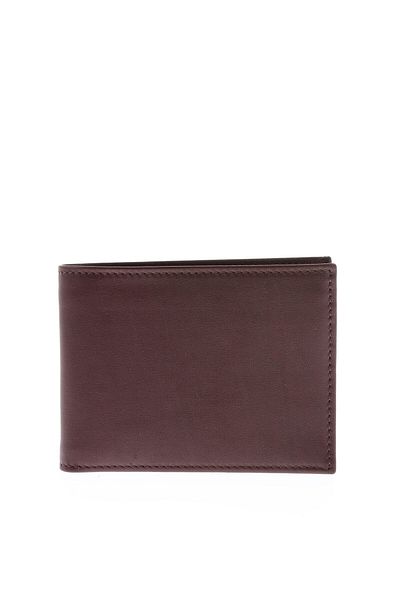 Corneliani Solid Color Soft Leather Wallet