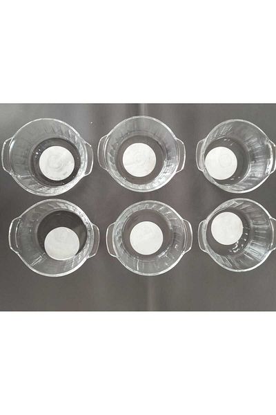 kurt41 Luxury Glass Bowl Set, 6-Piece Glass Snack Bowl Treat Breakfast Bowl