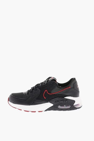Nike Leather And Mesh Air Max Excee Low-Top Sneakers With Contras