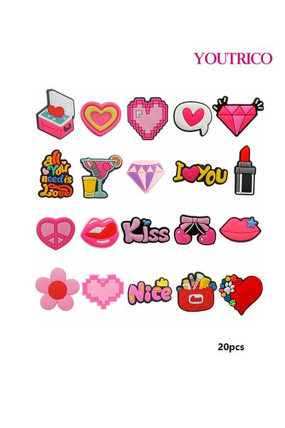 Youtrico 20pcs Cupid Soft Rubber Jibbitz Charms For Crocs - Slipper Ornament