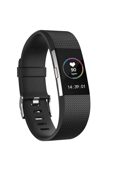 Becky Friedman Curea pentru Fitbit Charge 2, mărimea L, neagră
