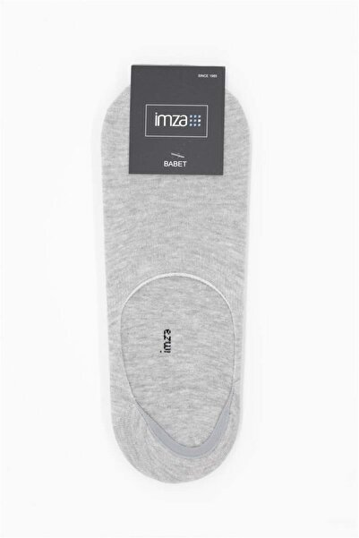 İmza Gray Plain Cotton Suprem Ballerina Socks 1060250153