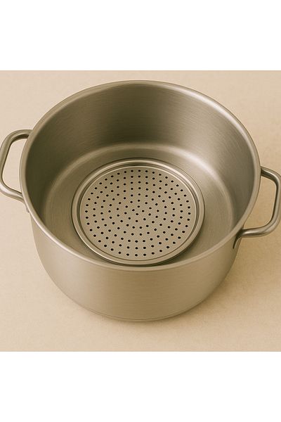 eryahome Stainless Steel Wrap Base / Non-Stick / Useful High Quality Steel Set of 2 (24cm & 22cm)