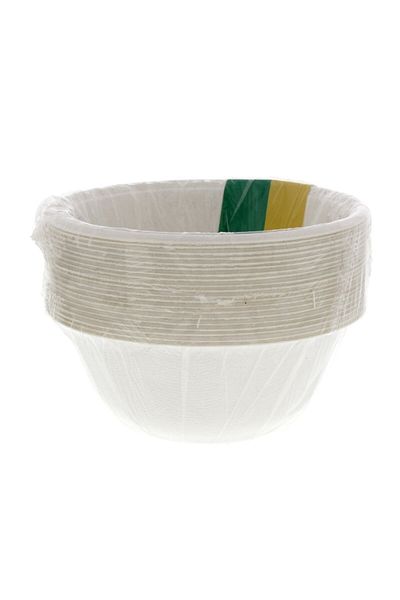 Homemate Home Mate Sugarcane Pulp Bowl 250 ml | Pack of 20 | Eco-Friendly Disposable Bowls