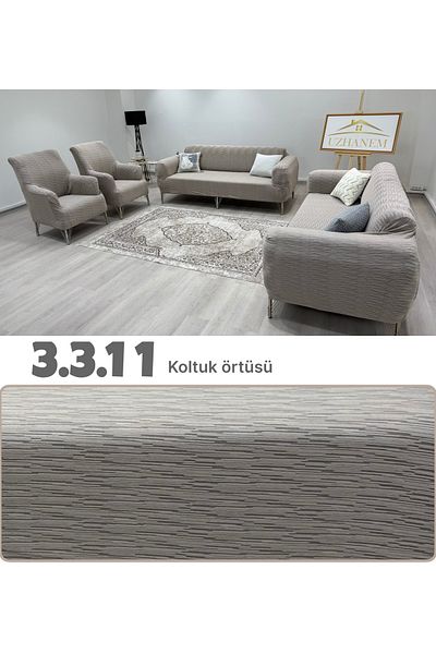 uzhanem 3 3 1 1 Stretch Elastic Flexible Washable Jacquard Sofa Cover Set Sofa Cover