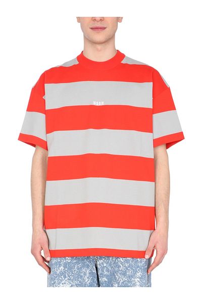 MSGM T-Shirt With Embroidered Logo