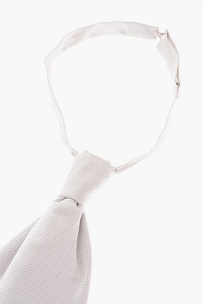 Corneliani Polka Dots Silk Ascot Tie
