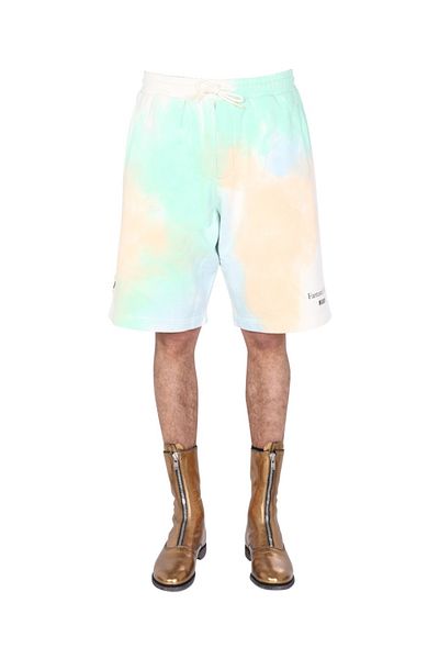 MSGM Tie Dye Pattern Bermuda