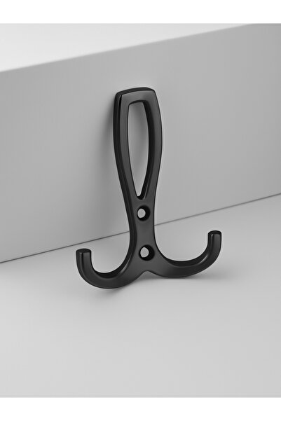 Velquin Lale Siyah Askı, Lüks Vestiyer Askısı, Dolap Askılık, Duvar Askılığı,...