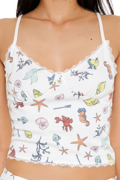 Forever 21 Deniz Kızı Desenli Pijama Takımı