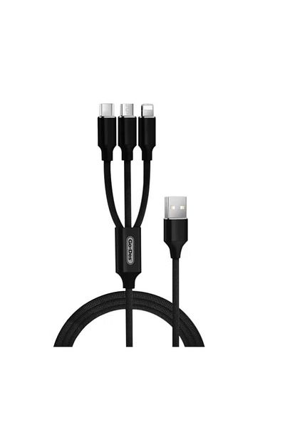 Go-Des Mobile Charger Power Adapter In 220v Out 5v or 9v Quick Charge 3.0 Micro USB Cable Fast Charger