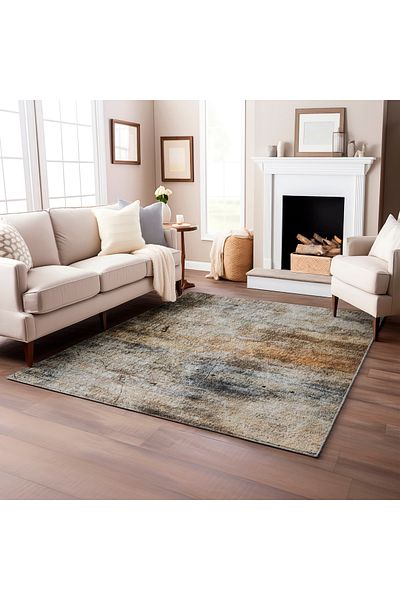 Exporgin Modern Retro Rug 3D Digital Printing Non-slip Flooring Carpet