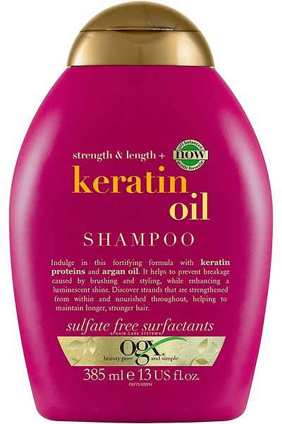 OGX Organix Anti-Breakage Keratin Oil Shampoo, 13 Ounce (2 Pack)