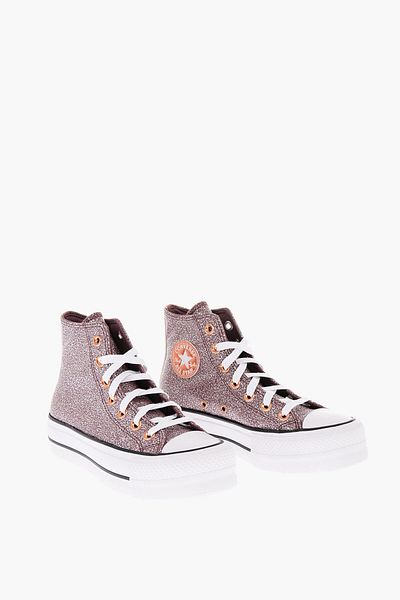 converse Teniși Converse All Star Chuck Taylor All Star cu sclipici, 4 cm, model înalt