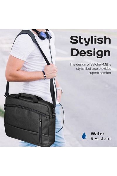 Promate حقيبة كمبيوتر محمول Satchel-MB مقاس 15.6 بوصة