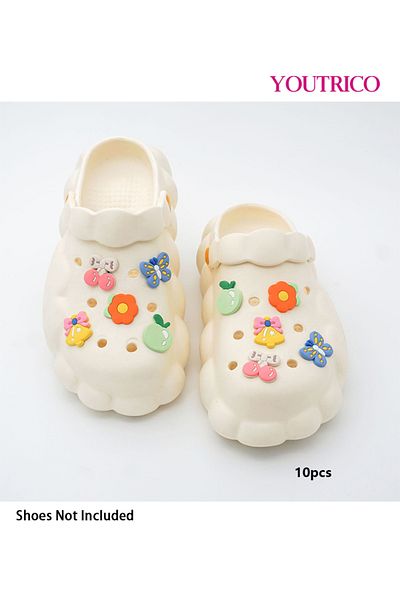 Youtrico 10pcs Princess Style Jibbitz Charms For Crocs - Slipper Ornament