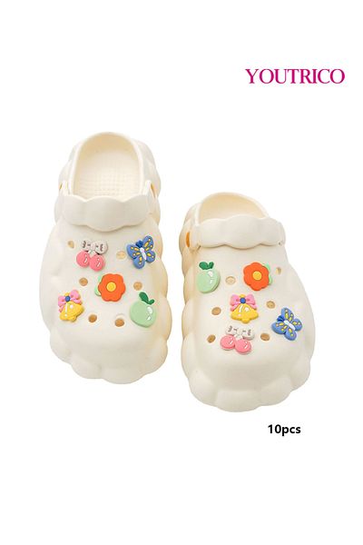 Youtrico 10pcs Princess Style Jibbitz Charms For Crocs - Slipper Ornament