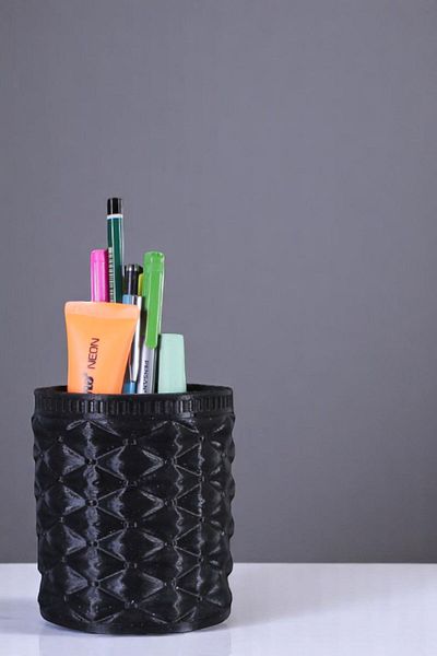 Evene Θήκη για στυλό Επιτραπέζια θήκη για στυλό Organizer Θήκη για στυλό Μαύρο Χρώμα Μοντέλο 85