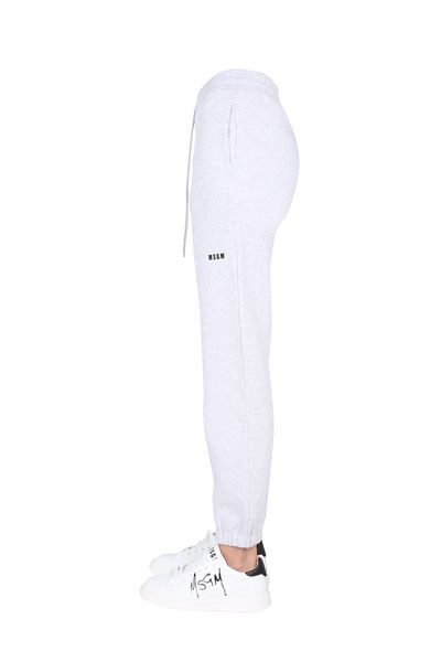 MSGM Jogging Pants With Logo Print