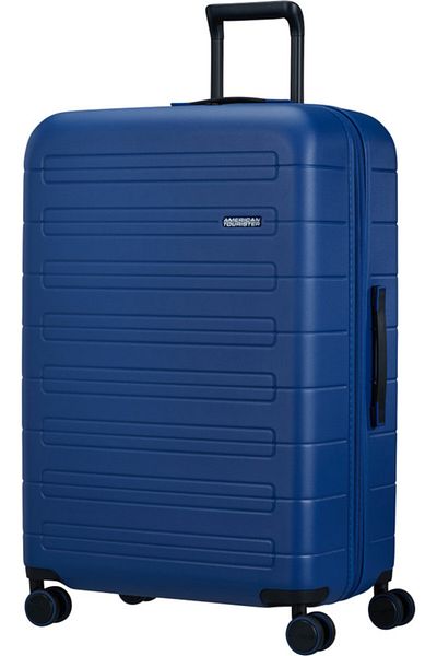 American Tourister Novastream Spinner 77 cm - Navy Blue - 3 Years Global Warranty
