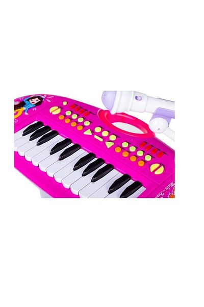ideal STORE Electronic Organ with Microphone and Stool idealSTORE, Pink Hanna Singer, Dimensions 41 x 48 x 24 cm, A