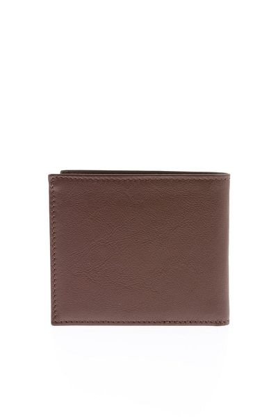 Corneliani Solid Color Soft Leather Wallet