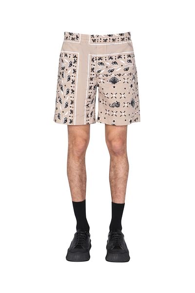 MSGM Model Paisley Bermuda