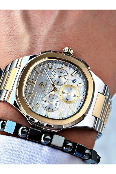 Bentini Men's Wrist Watch – Functional, Steel Band, Waterproof, 2-Year Warranty