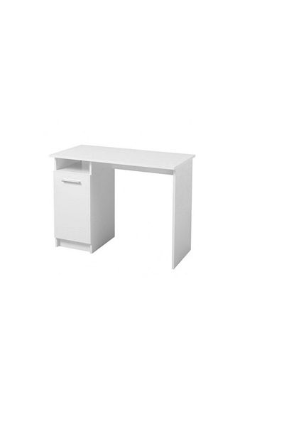 ideal STORE Birou calculator WHITE CLOUD idealSTORE, Dimensiuni 100 x 74.5 x 50 cm, Material PAL cu finisaj alb