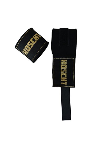HOSCHT Bandaj de box de 2 metri Bandaj negru de kickboxing