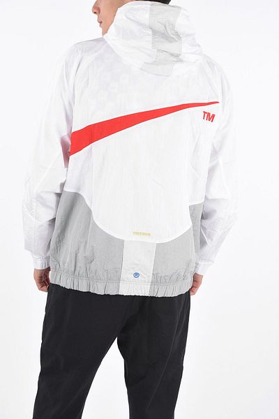 Nike Hooded Jacket With Hidden Buttons