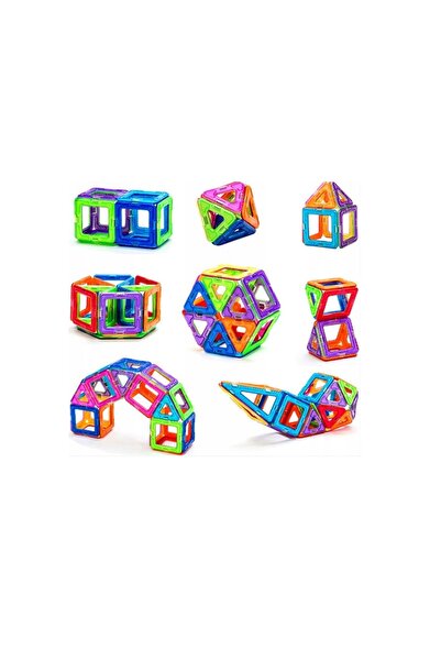 IDL IDL Transformer Construction Play Set with 46 magnetic pieces with the possibility of joining that can create